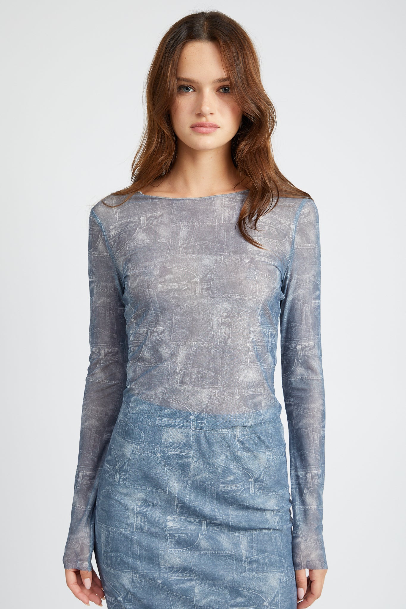 Jiana Mesh Top