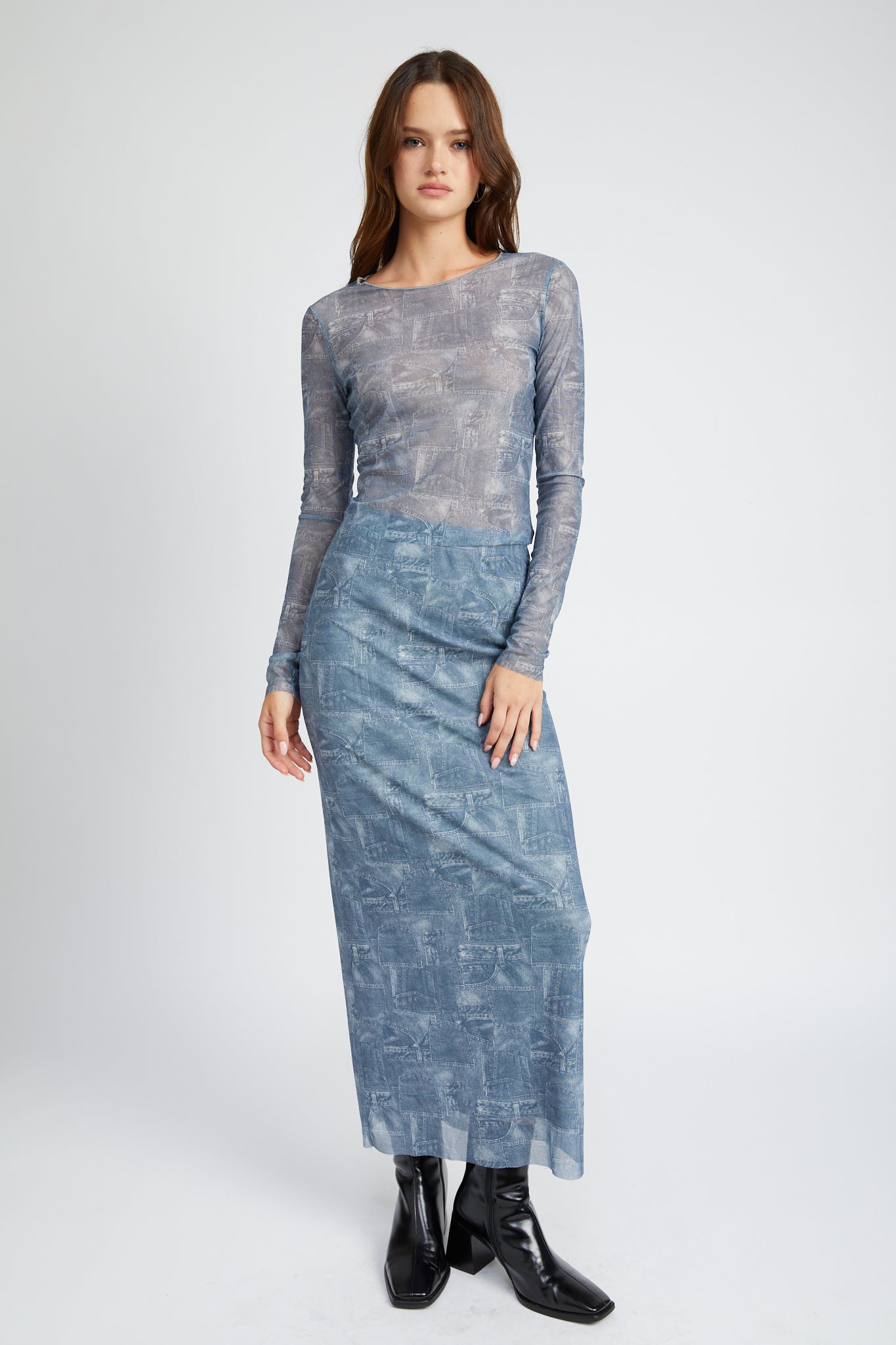 Jiana Mesh Top