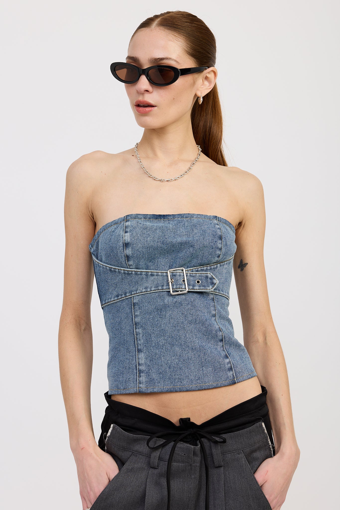 Danika Denim Top