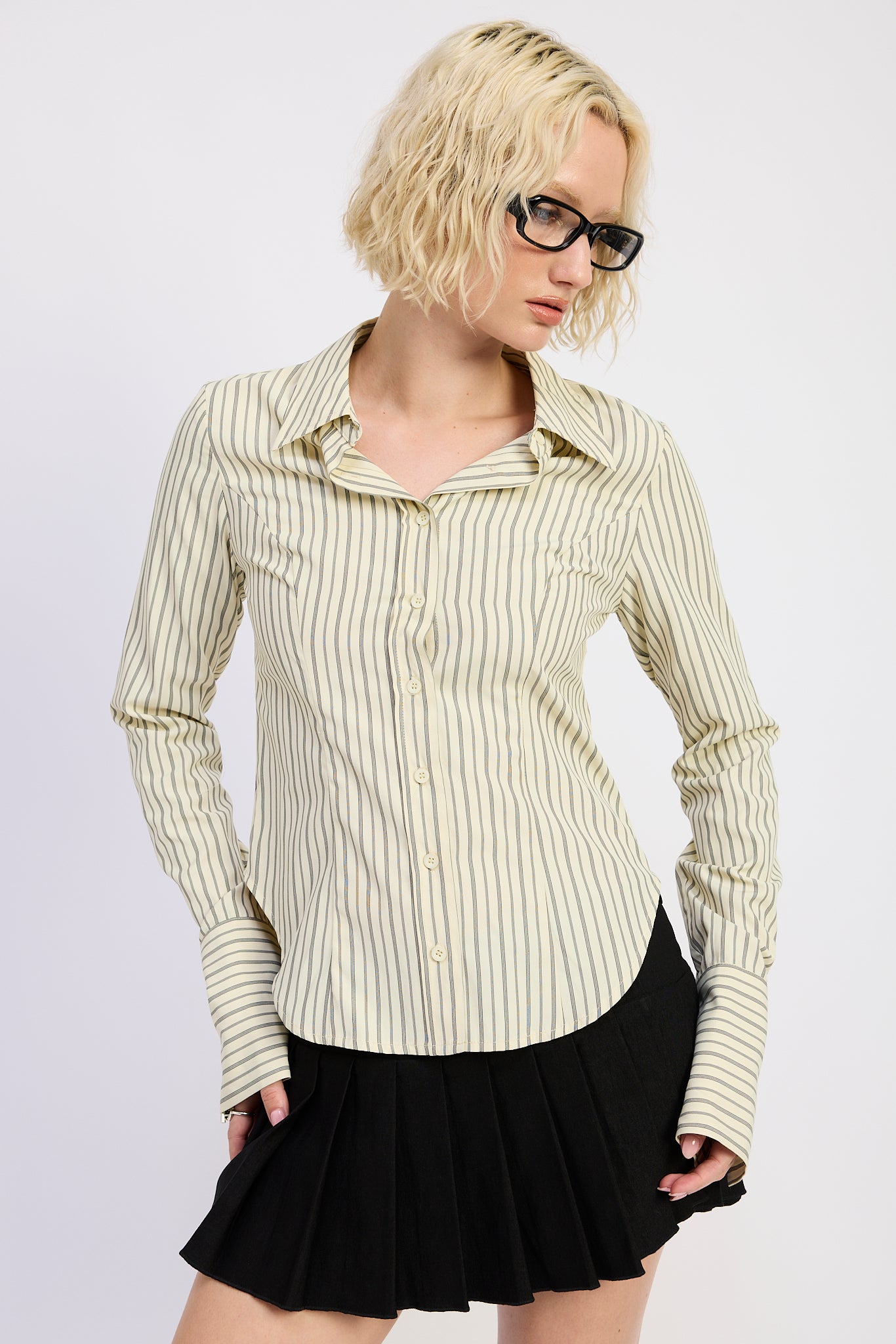 Delilah Button Down Top