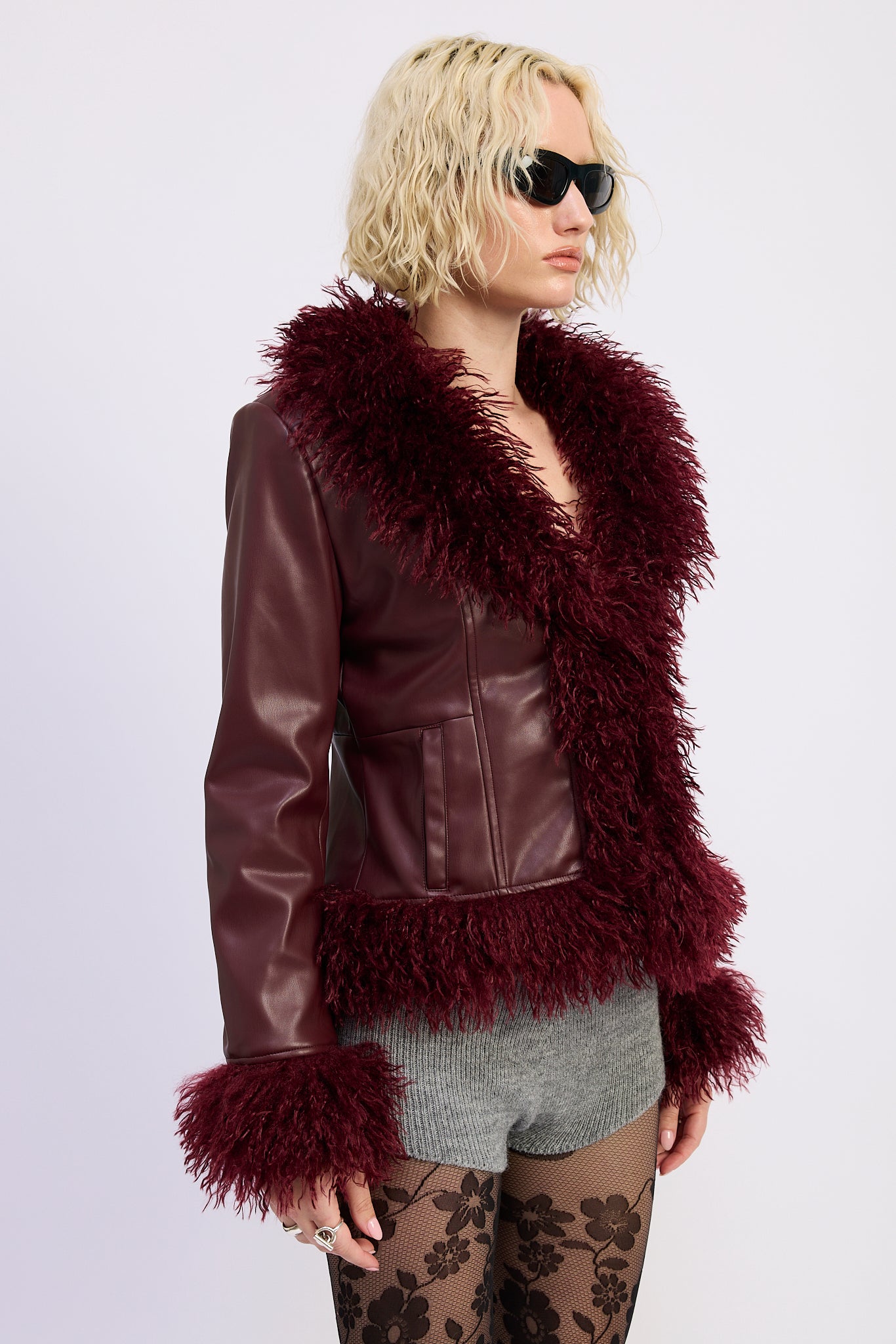 Bryony Mixed Media Jacket