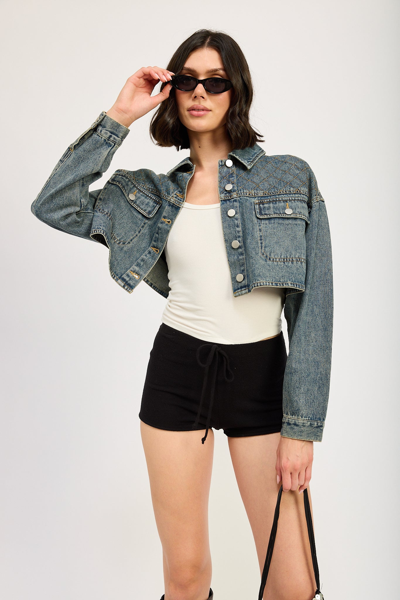 Emory Park hotsell denim top (M)