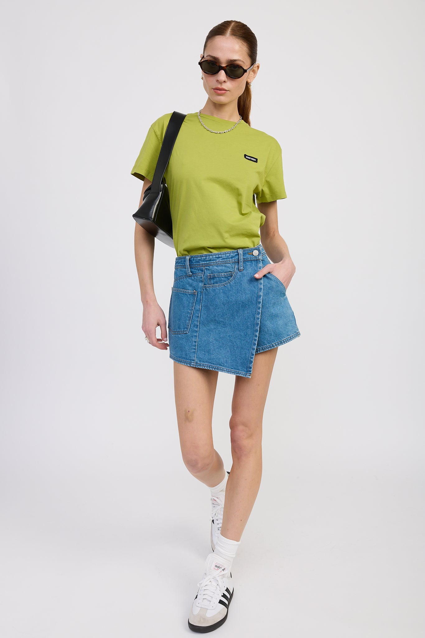 Carys Denim Mini Skort