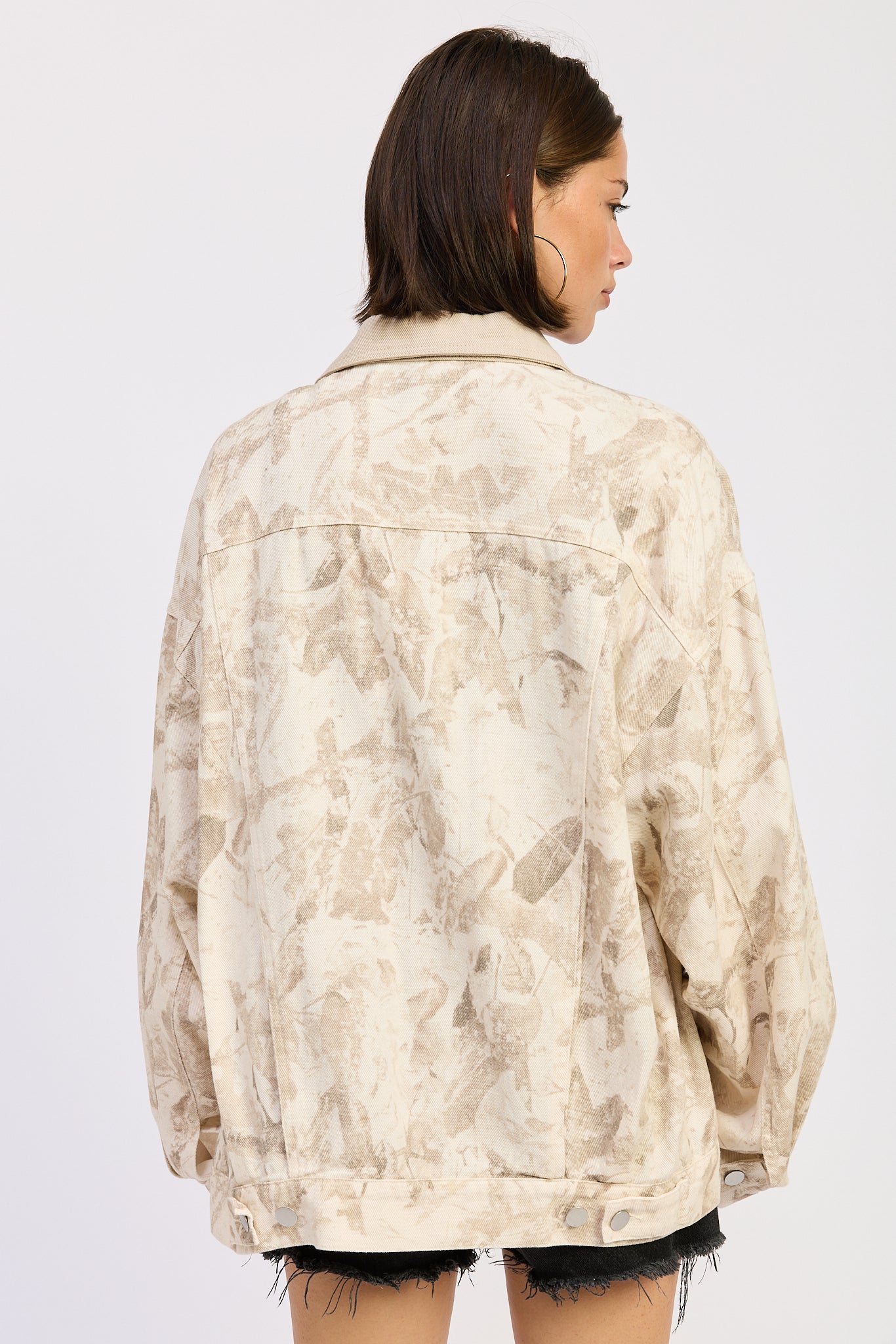 Stone Oversized Jacket