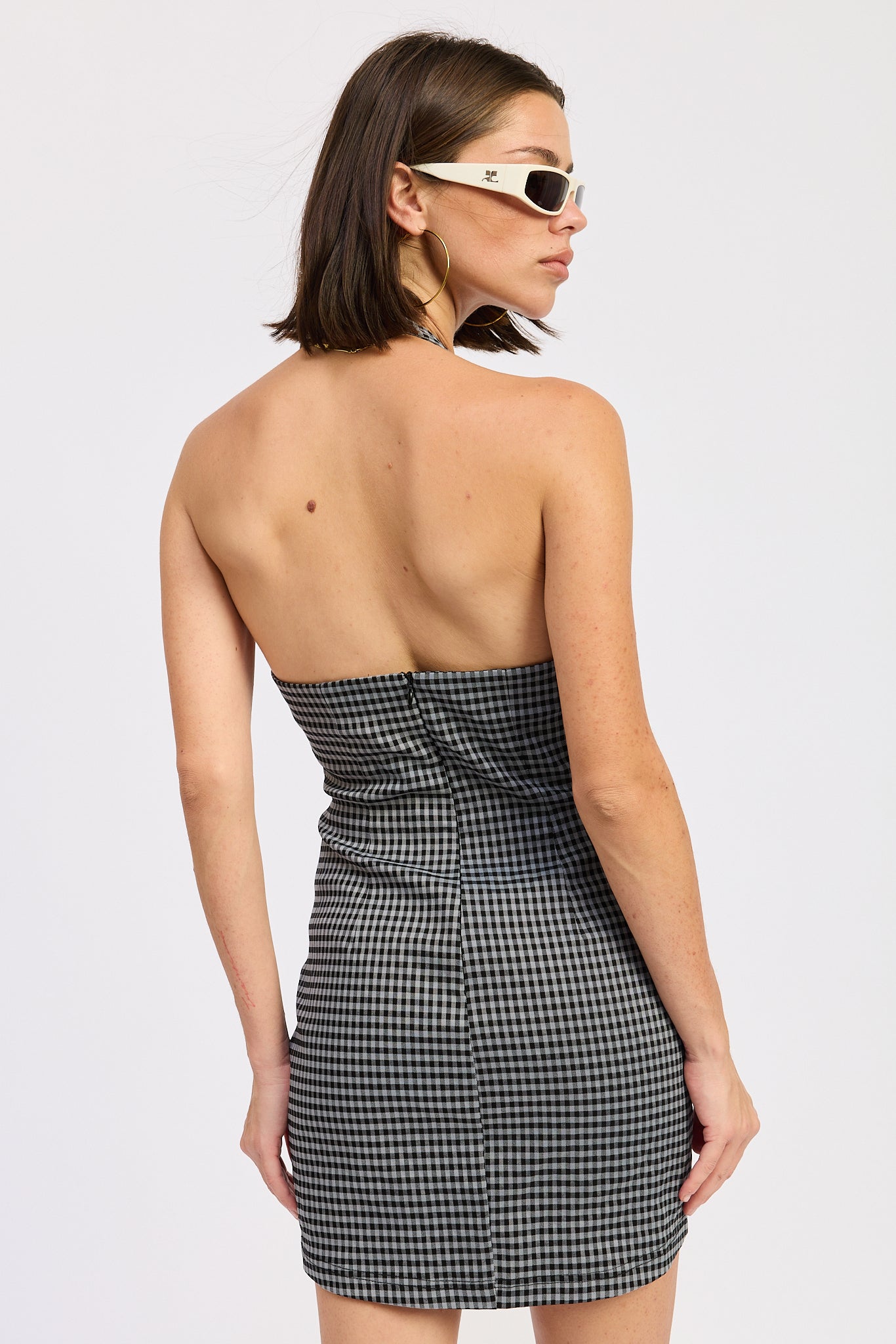 Lucienne Halter Mini Dress