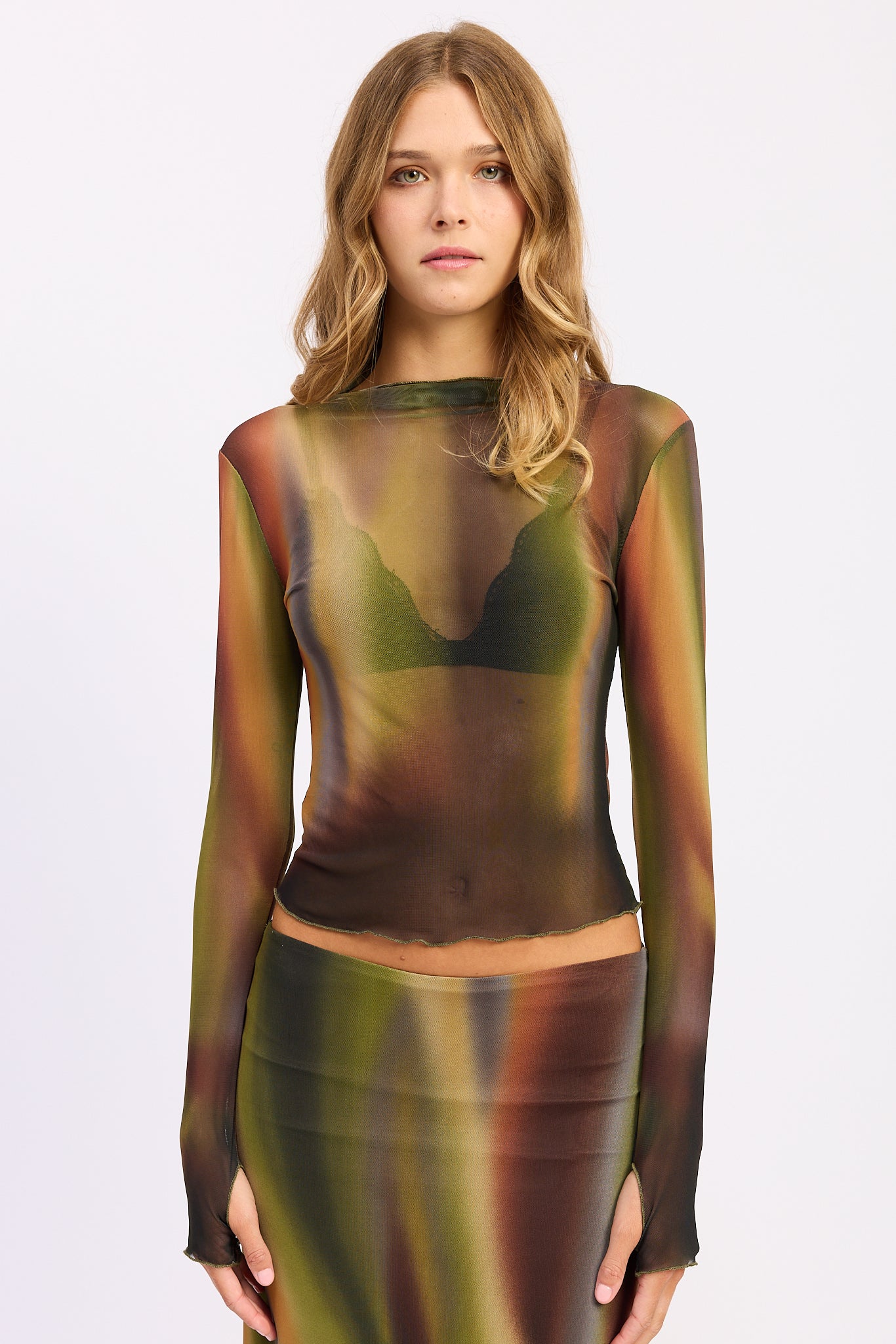 Sabine Mesh Top