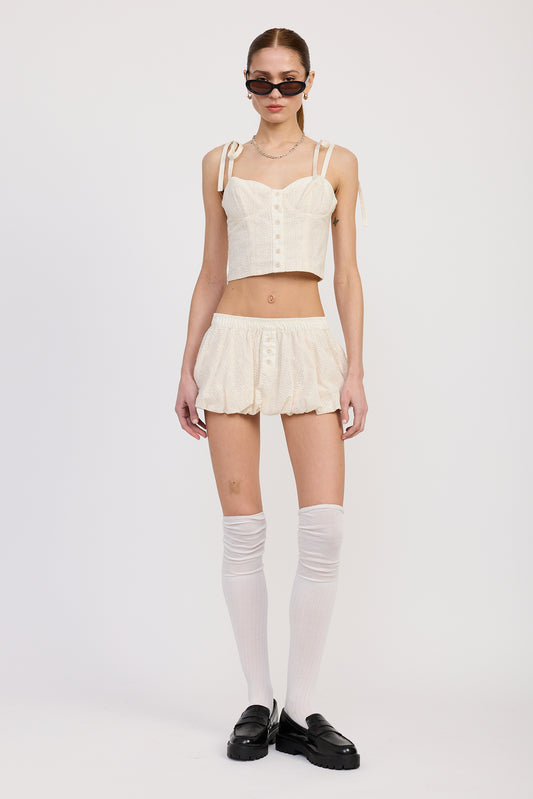 Mariam Bubble Mini Skirt