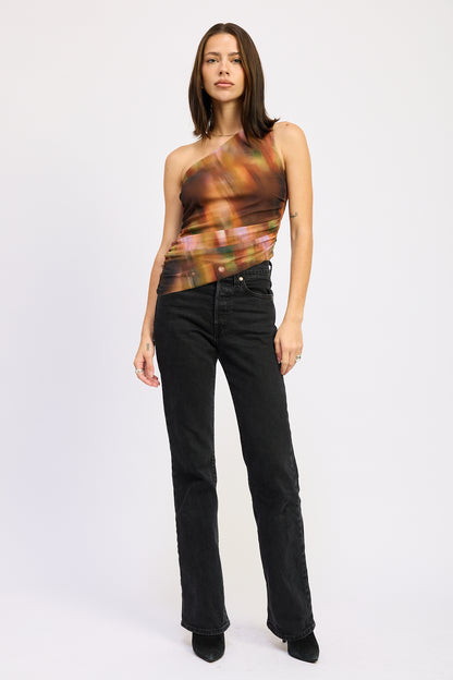 Cyndra One Shoulder Top