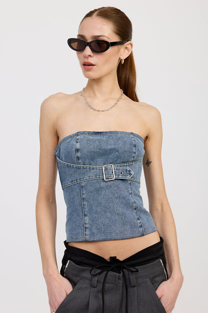 Danika Denim Top