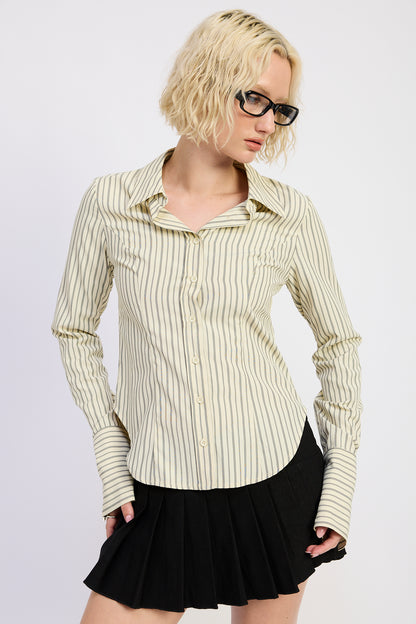 Delilah Button Down Top