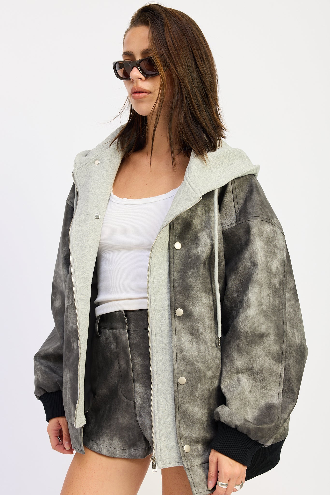 Reese Mixed Media Jacket