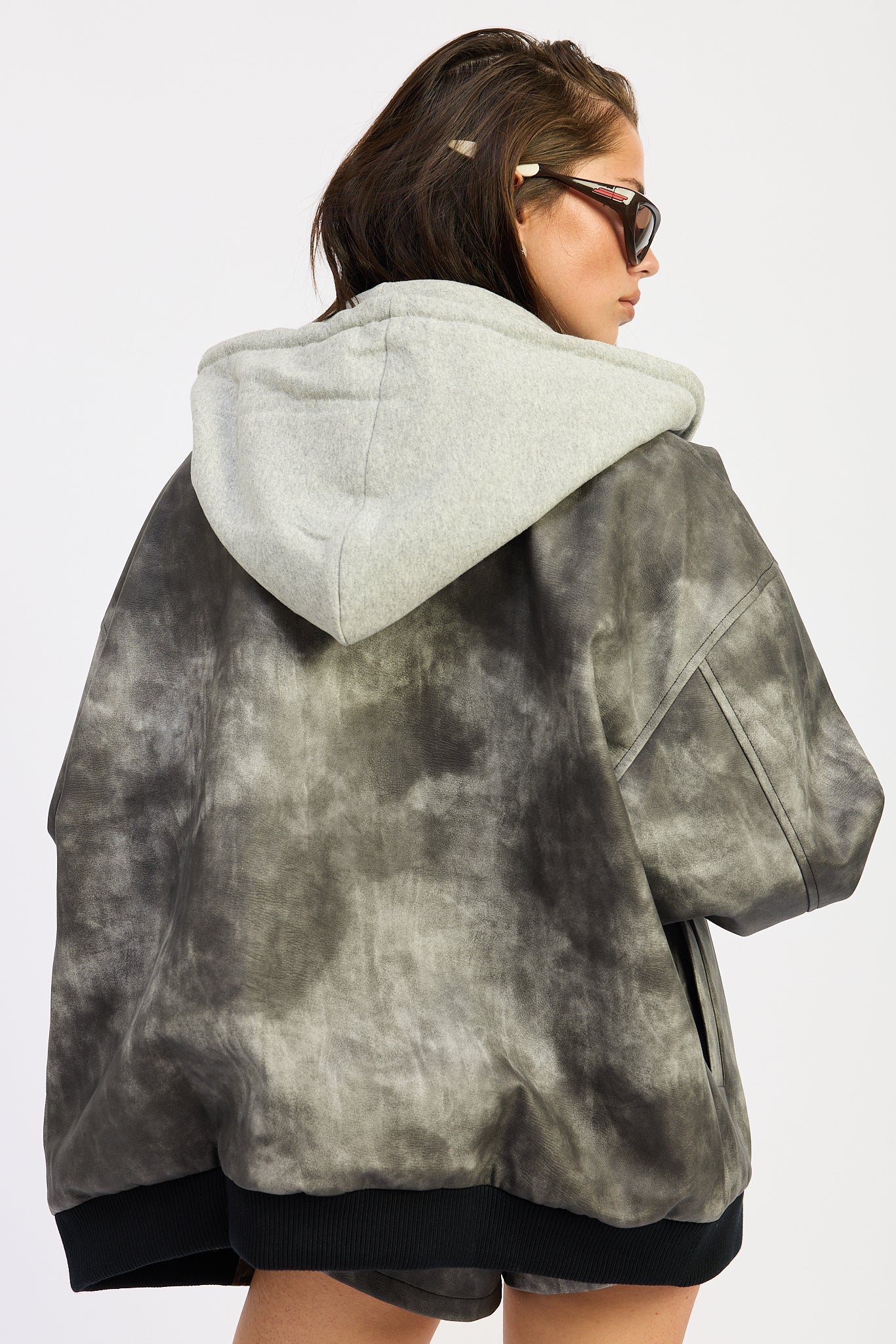 Reese Mixed Media Jacket