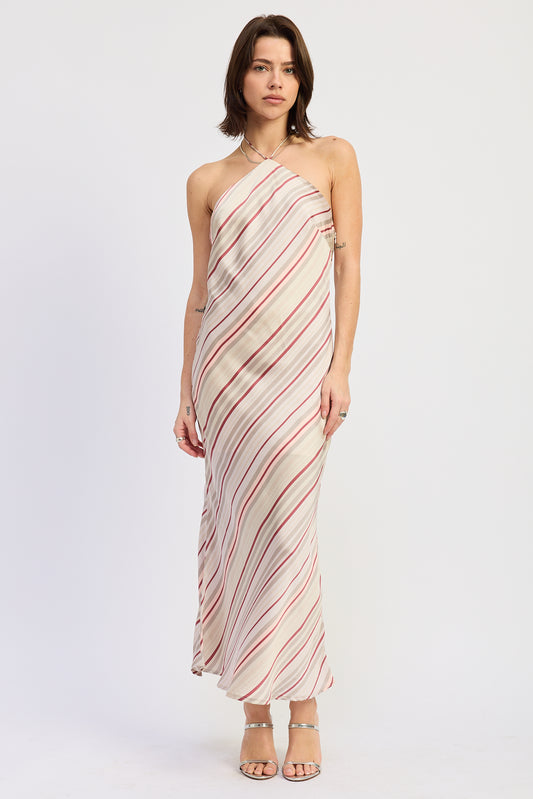 Dulcie Midi Halter Dress