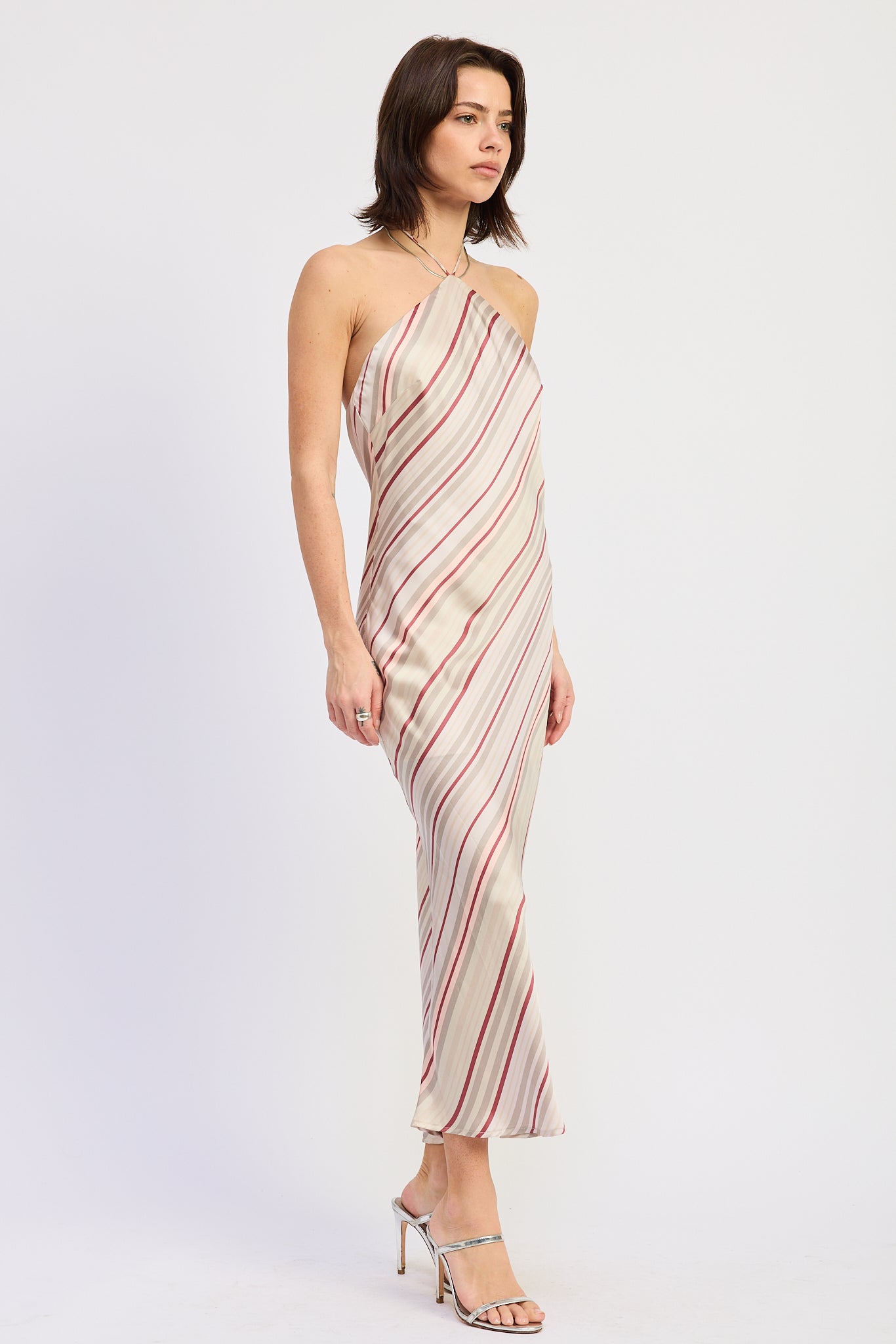 Dulcie Midi Halter Dress