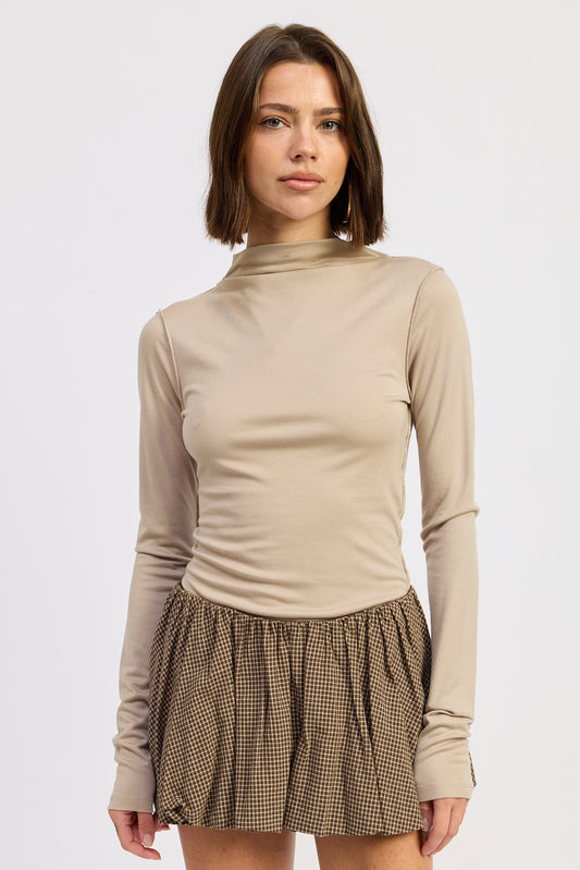 Eliza Mock Neck Top