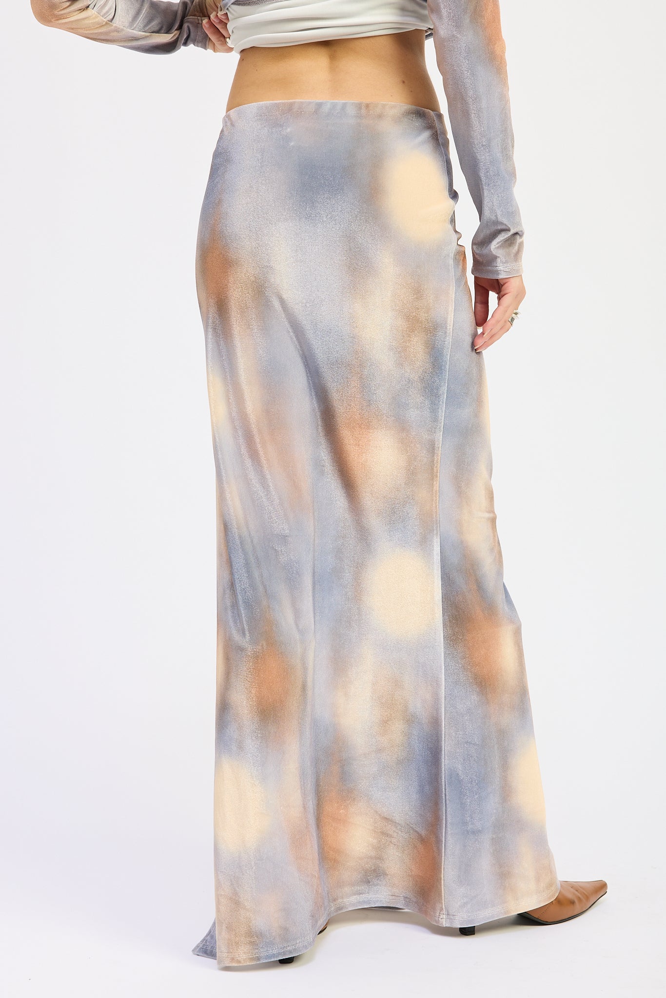 Izzie Velvet Maxi Skirt