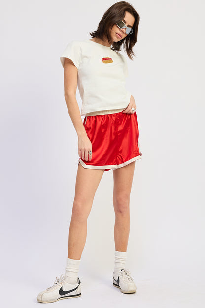 Ginevra Satin Shorts