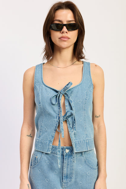 Solene Tie Top