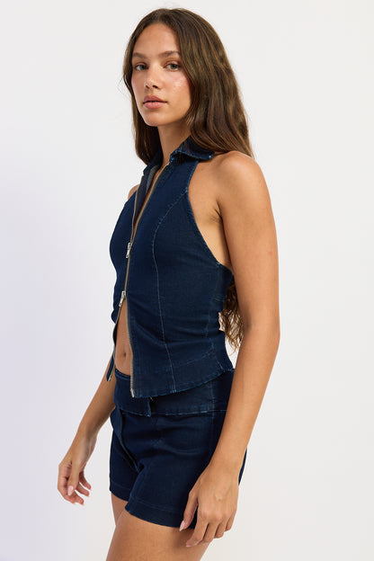 Violette Vest Top