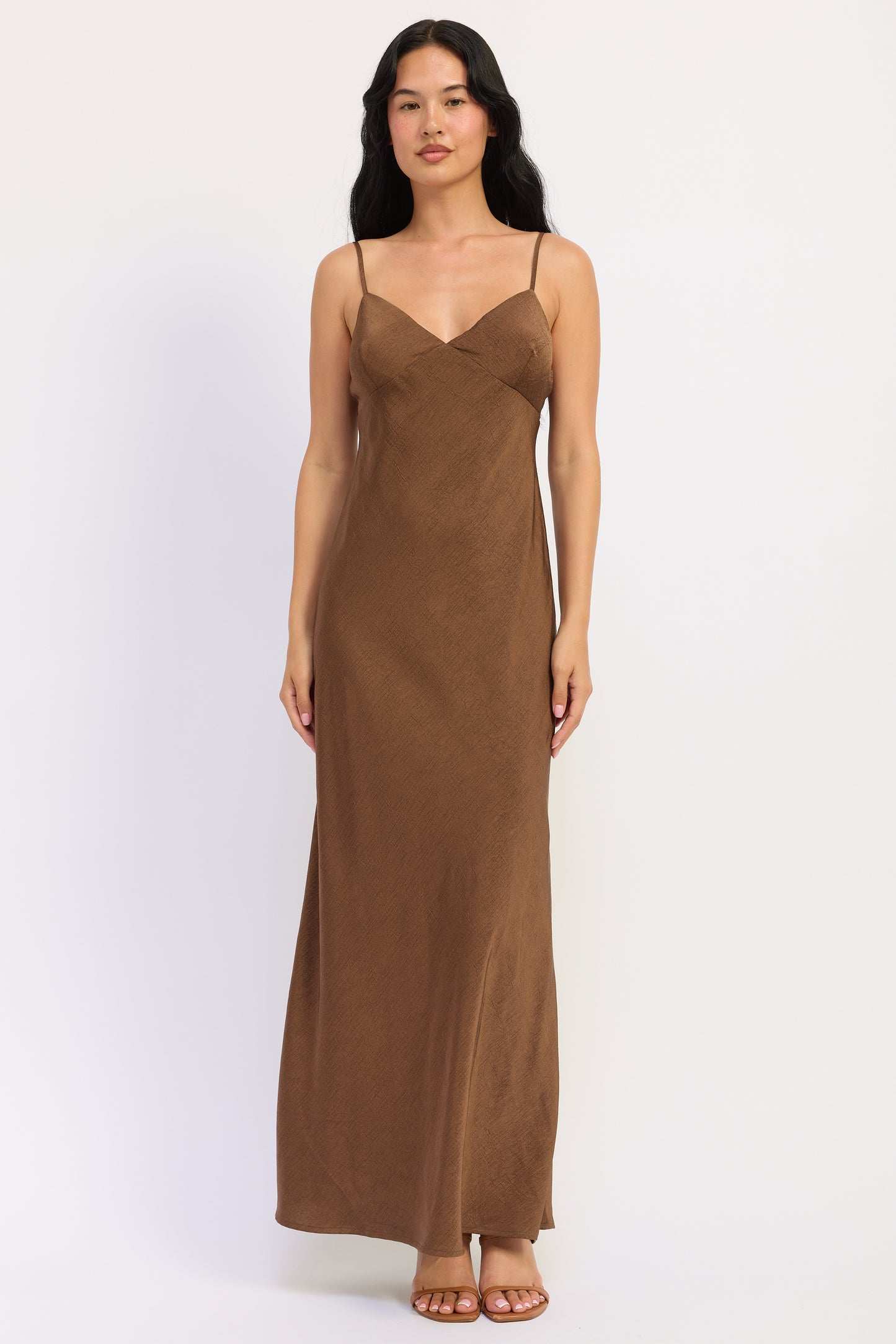Amara Satin Maxi Dress
