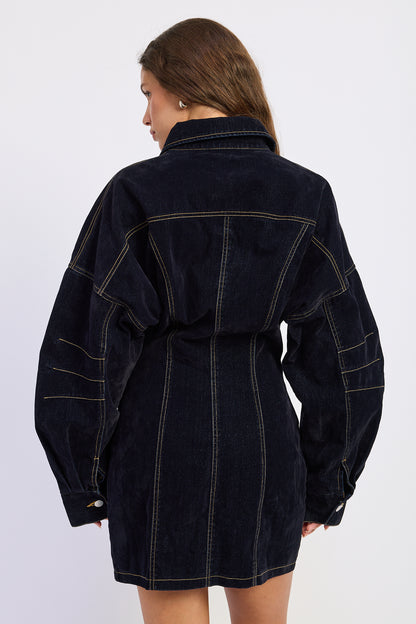Giovanna Denim Mini Dress