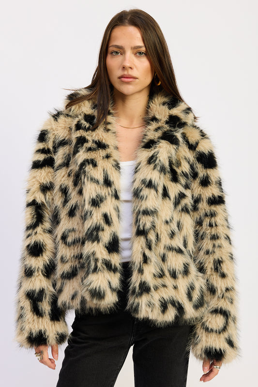 Elise Leopard Coat