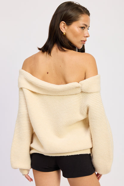 Lailah Off Shoulder Sweater