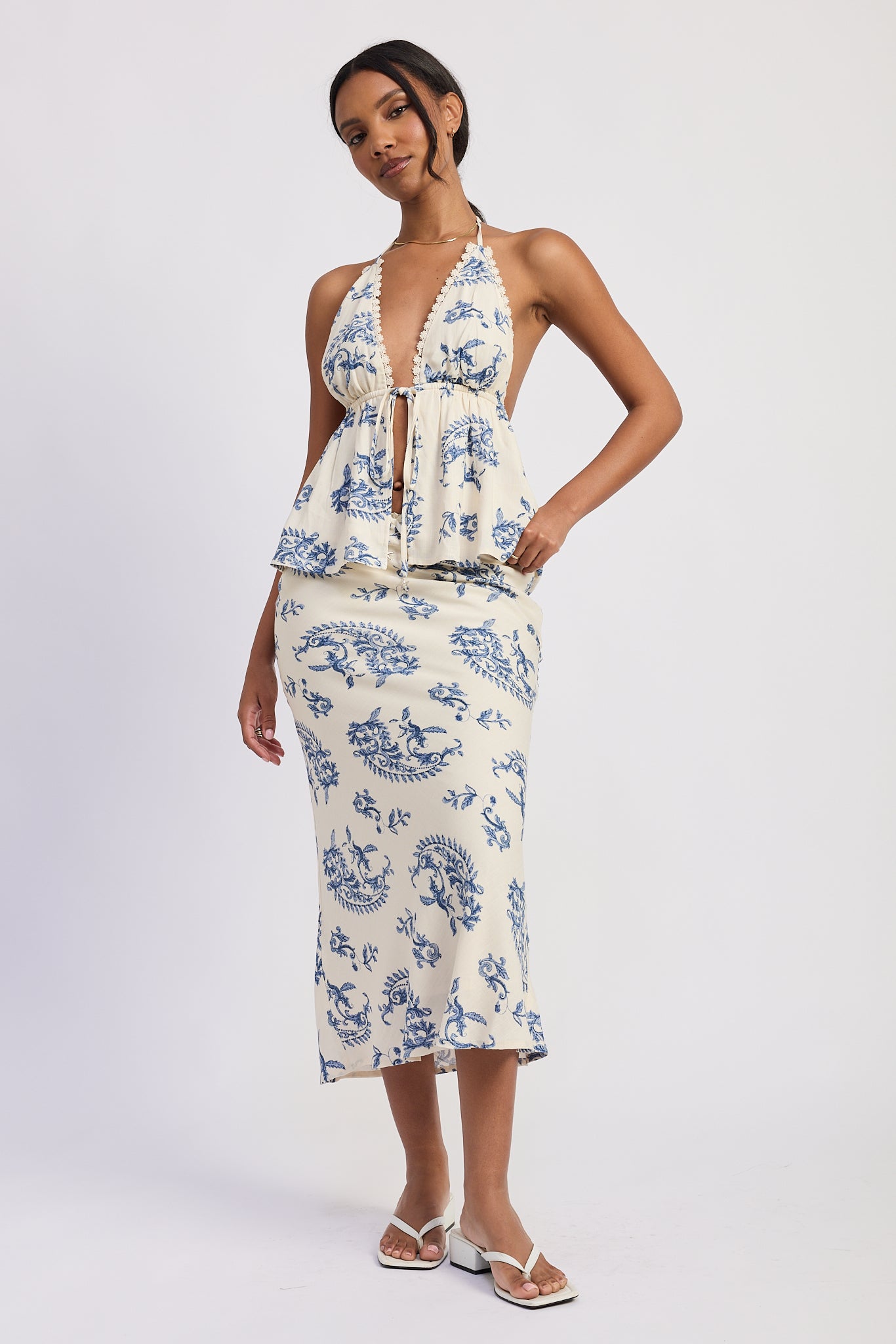 Amarine Halter Neck Top