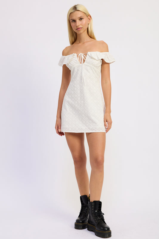 Grace Mini Off Shoulder Dress