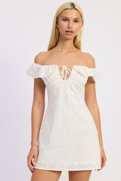 Grace Mini Off Shoulder Dress