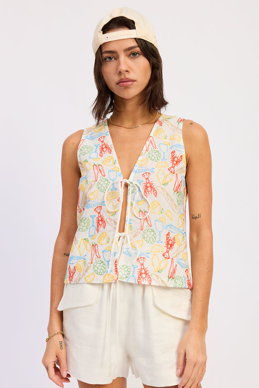 Onira Vest Top