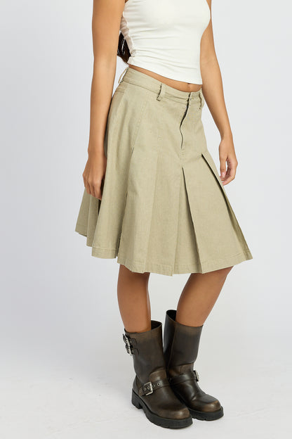 Madison Pleated Skirt