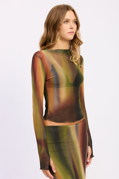 Sabine Mesh Top