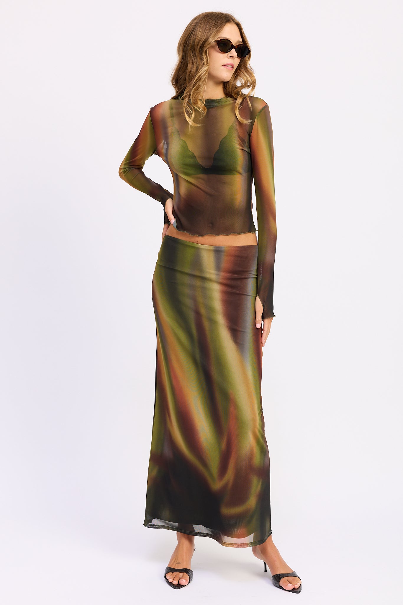 Sabine Mesh Top