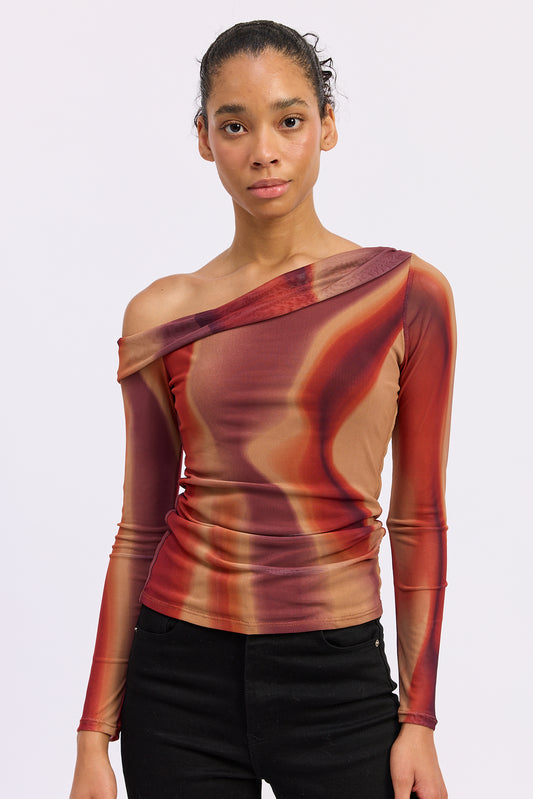 Farrah Mesh Top