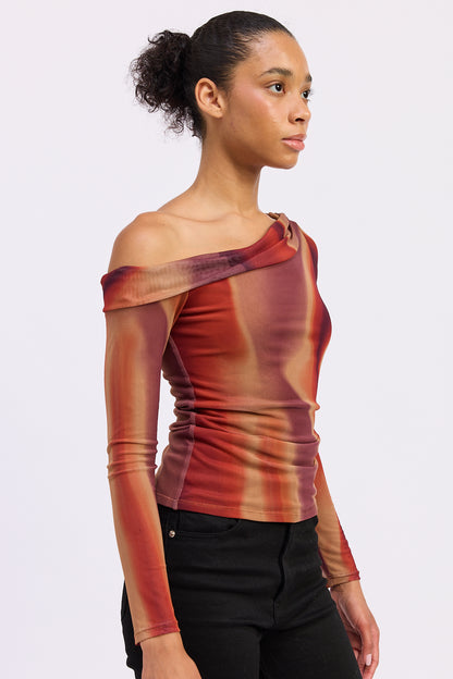 Farrah Mesh Top