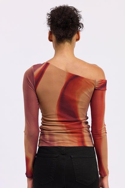 Farrah Mesh Top