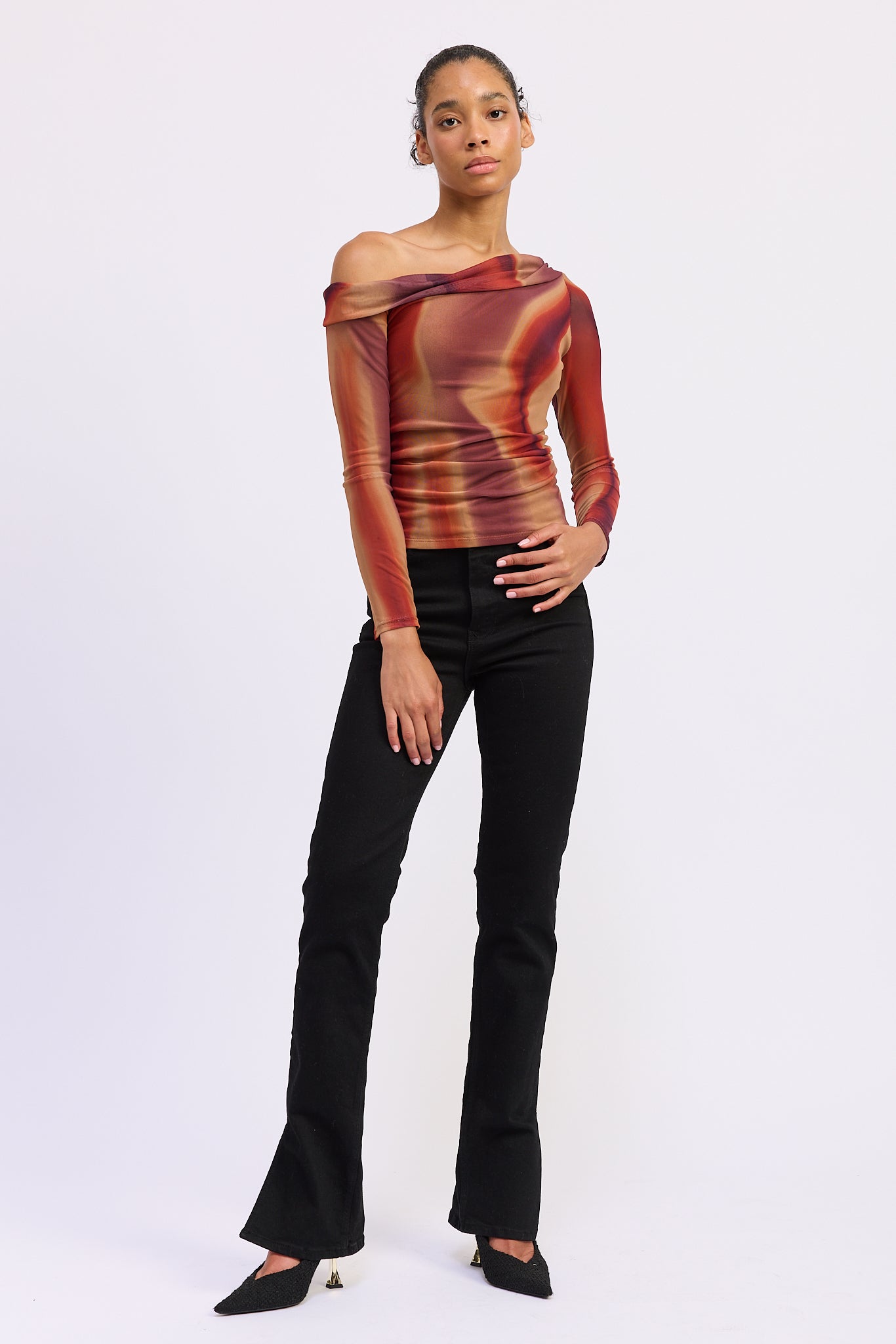 Farrah Mesh Top