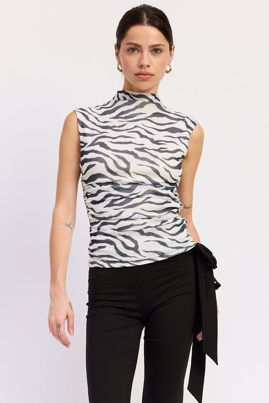 Adriana Mesh Top