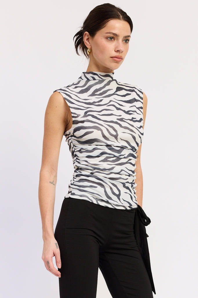 Adriana Mesh Top