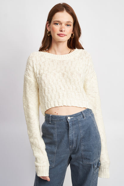 Kate Cropped Sweater