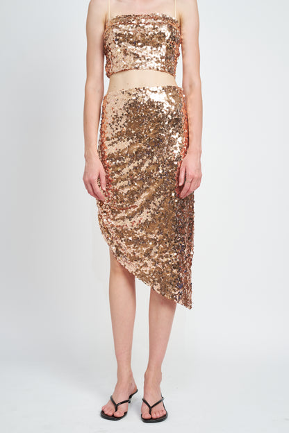 Jasmine Sequin Midi Skirt